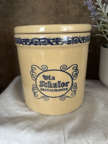 Vintage win schuler crock - win,